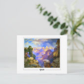 Thomas Moran #9 - Fine Art Postcard Postkarte (Stehend Vorderseite)