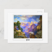 Thomas Moran #9 - Fine Art Postcard Postkarte (Vorne/Hinten)