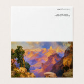 Thomas Moran art, Grand Canyon mit Rainbow (Außenseite Aufgefaltet)