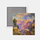 Thomas Moran art, Grand Canyon mit Rainbow Magnet (Vorderseite/Rückseite)