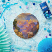 Thomas Moran art, Grand Canyon mit Rainbow Pappteller (Party)