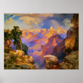 Thomas Moran art, Grand Canyon mit Rainbow Poster (Vorne)