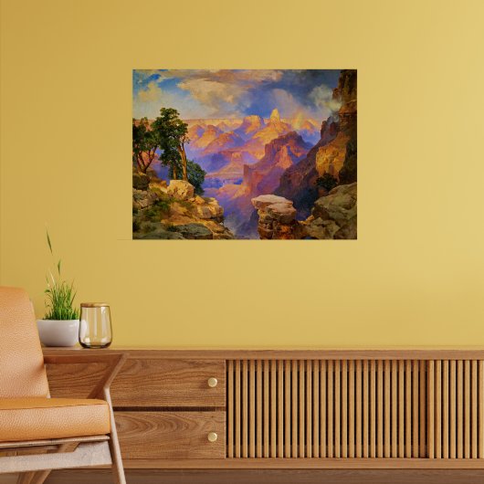 Thomas Moran art, Grand Canyon mit Rainbow Poster (Wohnzimmer 2)