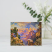 Thomas Moran art, Grand Canyon mit Rainbow Postkarte (Stehend Vorderseite)