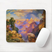 Thomas Moran art, Grand Canyon with Rainbow Mousepad (Mit Mouse)