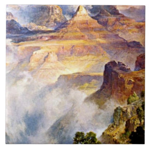 Thomas Moran - Canyon Mists, Zoroaster Park Fliese