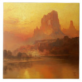 Thomas Moran - Die goldene Stunde Fliese (Vorderseite)