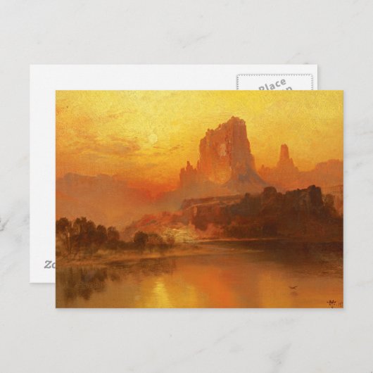 Thomas Moran - Die goldene Stunde Postkarte (Vorne/Hinten)