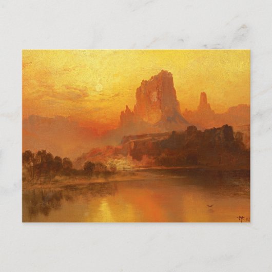 Thomas Moran - Die goldene Stunde Postkarte (Vorderseite)