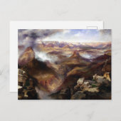 Thomas Moran Grand Canyon des Colorado River Postkarte (Vorne/Hinten)
