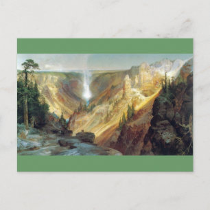 Thomas Moran - Grand Canyon des Yellowstone Postkarte