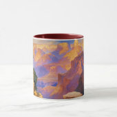Thomas Moran, Grand Canyon mit Regenbogen Tasse (Zentrum)