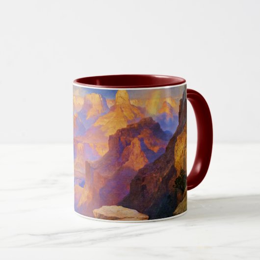 Thomas Moran, Grand Canyon mit Regenbogen Tasse (VorderseiteRechts)