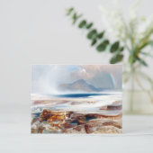 Thomas Moran Hot Springs of the Yellowstone Postkarte (Stehend Vorderseite)