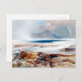 Thomas Moran Hot Springs of the Yellowstone Postkarte (Vorne/Hinten)