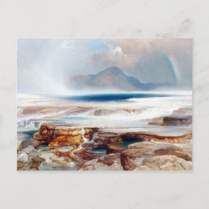 Thomas Moran Hot Springs of the Yellowstone Postkarte