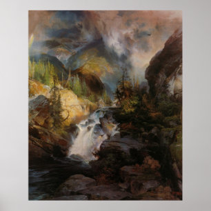 Thomas Moran - Kinder des Berges Poster
