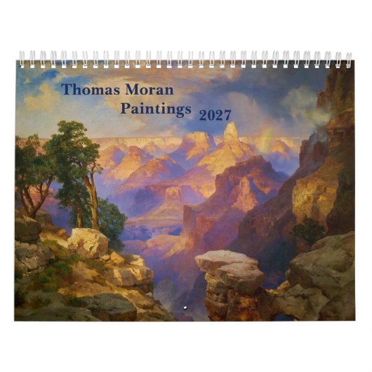 Thomas Moran Landschaftsgemälde 2027 Kalender (Titelbild)