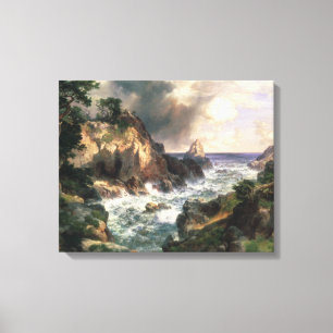 Thomas Moran - Point Lobos, Monterey, Kalifornien Leinwanddruck