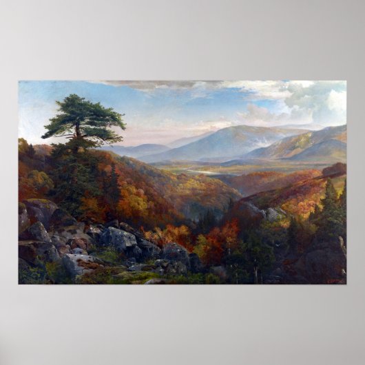 Thomas Moran Tal der Katawissa im Herbst Poster (Vorne)