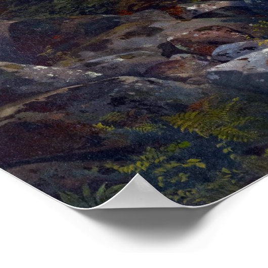 Thomas Moran Tal der Katawissa im Herbst Poster (Ecke)