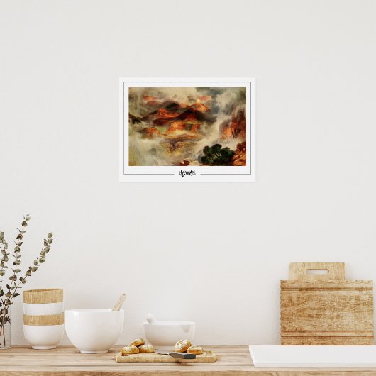 Thomas Moran Zedign Art Poster #12 (Küche)