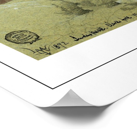 Thomas Moran Zedign Art Poster #15 (Ecke)