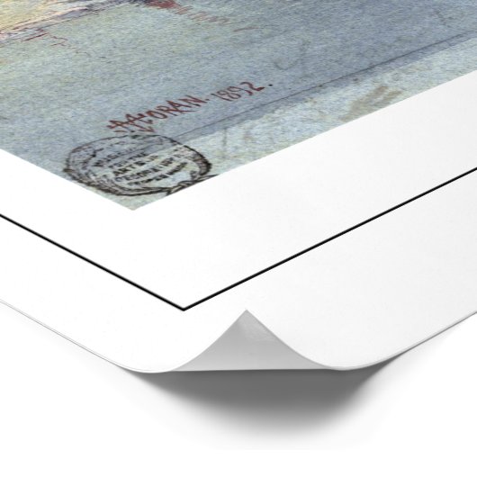 Thomas Moran Zedign Art Poster #59 (Ecke)