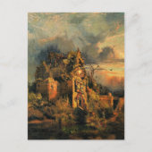 Thomas Morans Gemälde, Das Spuk Haus, Postkarte (Vorderseite)