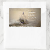 Thomas More inspirierendes Zitat "Kontrolle Winds" Rechteckiger Aufkleber (Tasche)