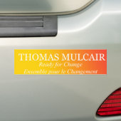 Thomas Mulcair Ready for Change Ensemble Autoaufkleber (Auf Auto)