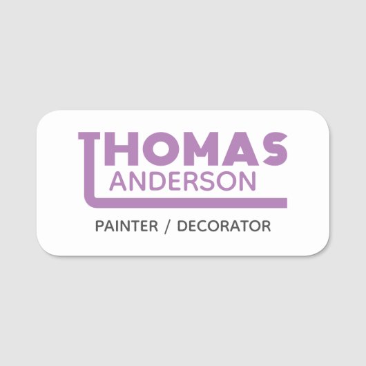 Thomas Name Tag Namensschild (Vorderseite)