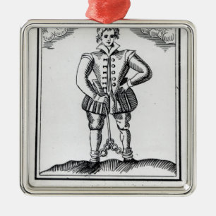 Thomas Nashe, von einer Flugschrift, Kneipe. im Ornament Aus Metall