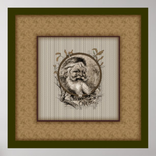 Thomas Nast Santa Claus Weihnachtsposter Poster