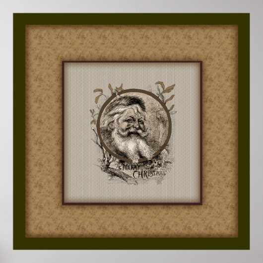 Thomas Nast Santa Claus Weihnachtsposter Poster (Vorne)