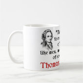 Thomas Paine: Der Segen der Freiheit! Kaffeetasse (Links)