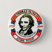 Thomas Paine - Knopf Button (Vorderseite)