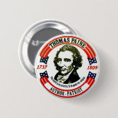 Thomas Paine - Knopf Button (Vorne & Hinten)