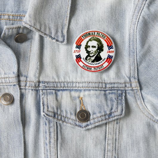 Thomas Paine - Knopf Button (Beispiel)