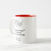 Thomas Paine Liberty Zitat Zweifarbige Tasse (Vorderseite Links)