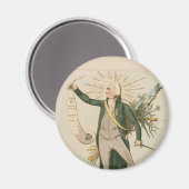 Thomas Paine Politischer Cartoon Magnet (Vorderseite/Rückseite)