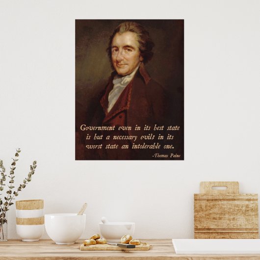 Thomas Paine Poster (Küche)