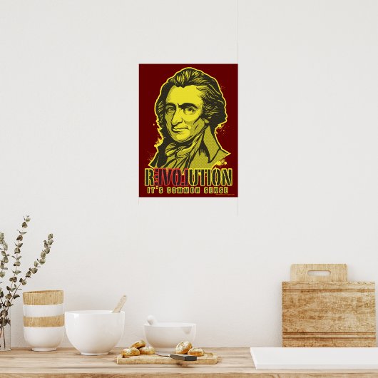 Thomas Paine Print Poster (Küche)