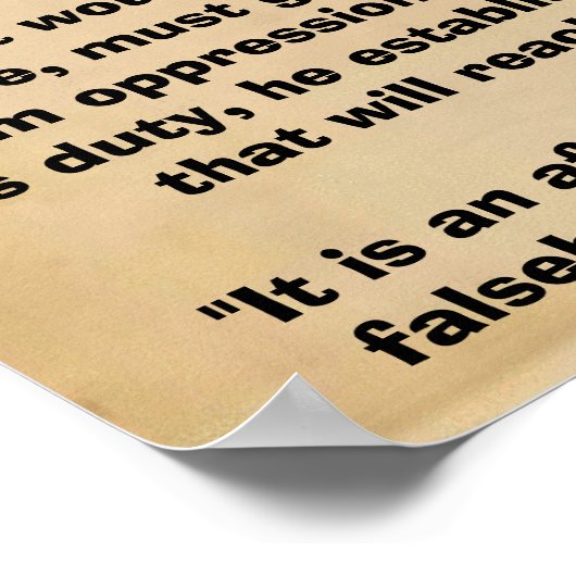 Thomas Paine Quotes Poster (Ecke)