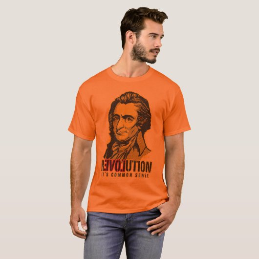 Thomas Paine rEVOLution T - Shirt (Vorne ganz)