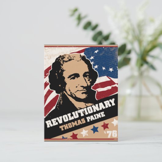 Thomas Paine Revolutionäre Postkarten (Stehend Vorderseite)