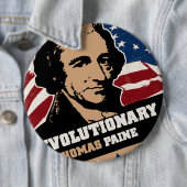 Thomas Paine-Revolutionärs-Knopf Button (Beispiel)