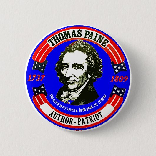 Thomas Paine RWB - Knopf Button (Vorderseite)