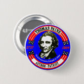 Thomas Paine RWB - Knopf Button (Vorne & Hinten)