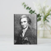 Thomas Paine. _War-Bild kopieren Postkarte (Stehend Vorderseite)
